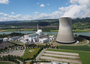 Luftaufnahme Kernkraftwerk Leibstadt